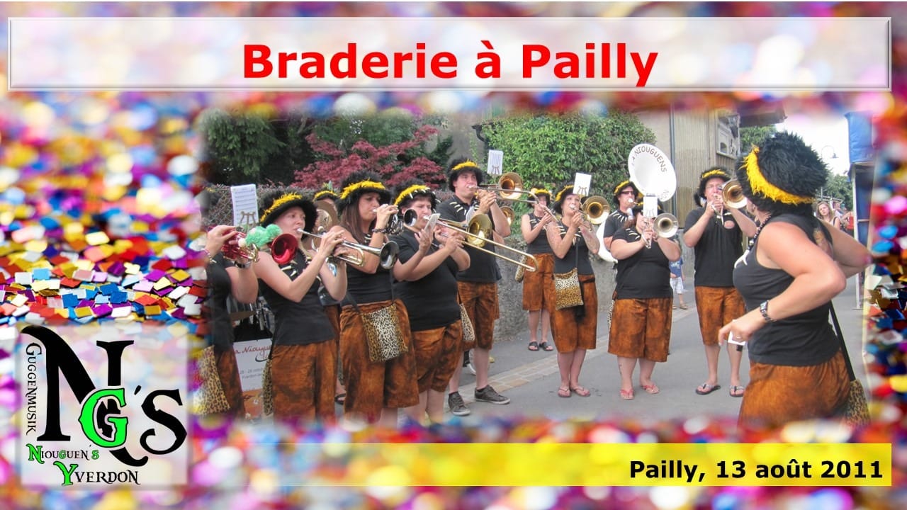2011 – Braderie à Pailly