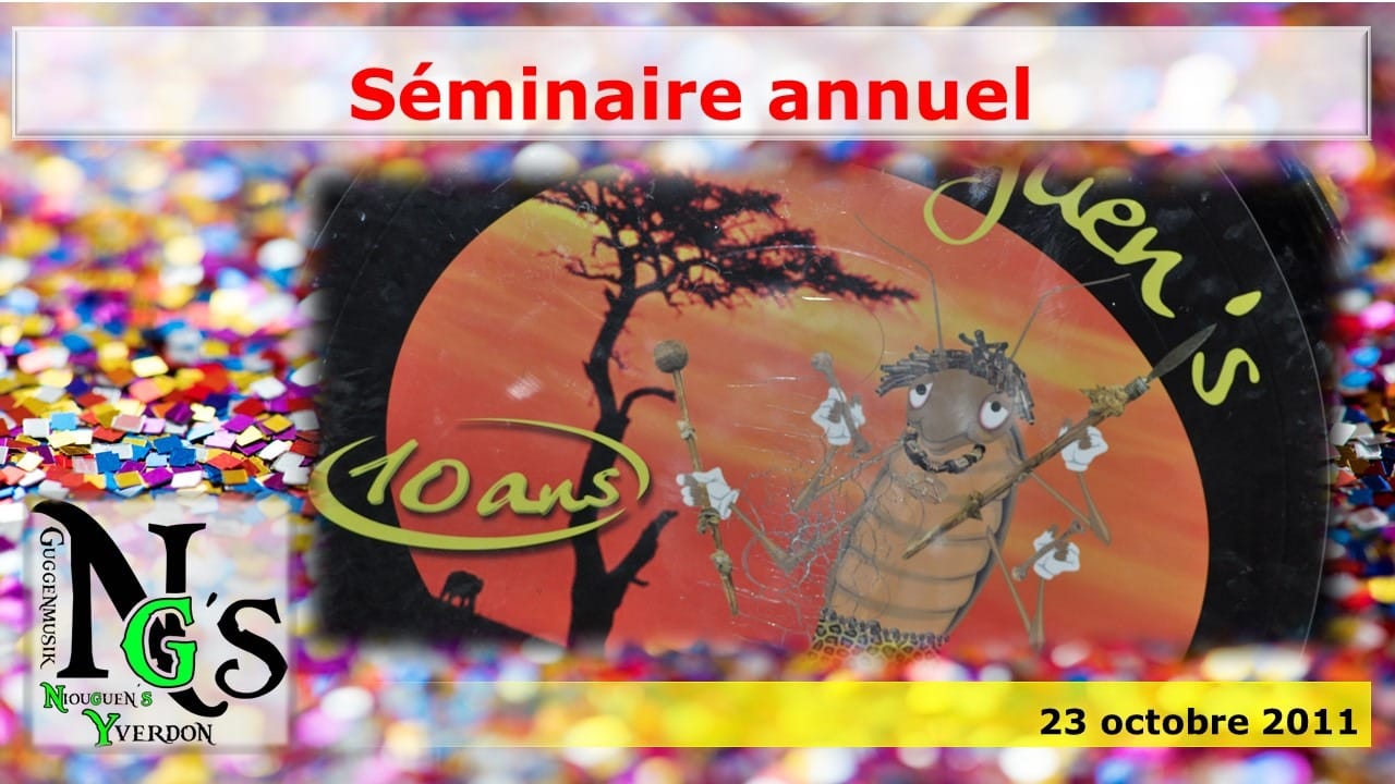 2011 Chamblon séminaire