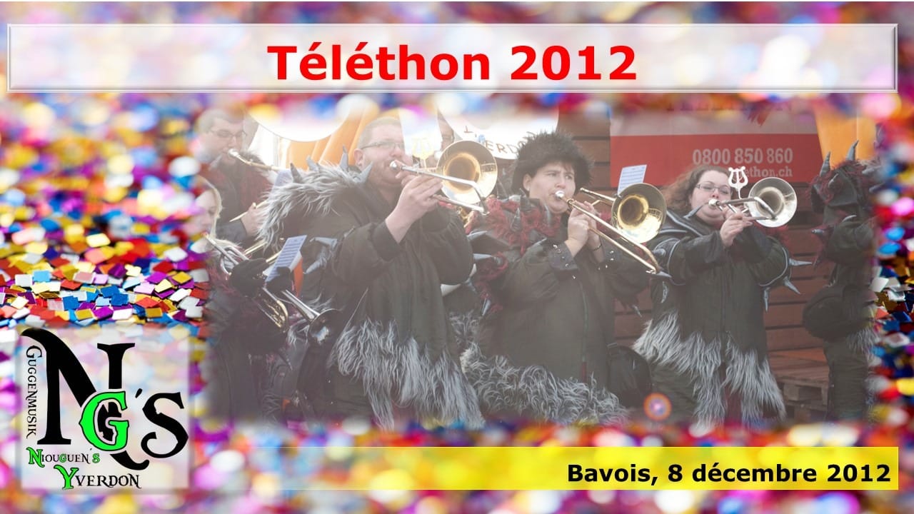 2012 – Téléthon à Bavois