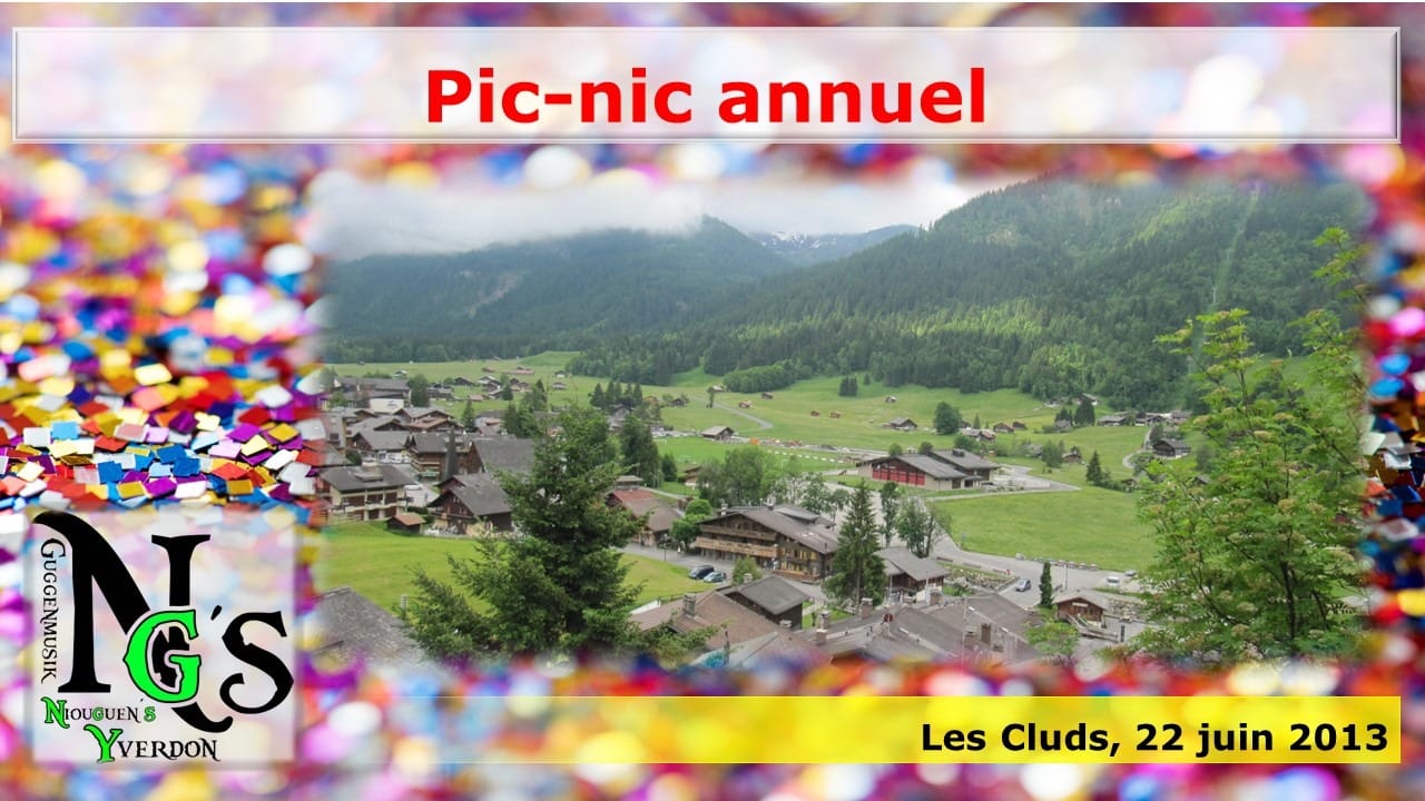 2013 – Les Diablerets Pique-nique