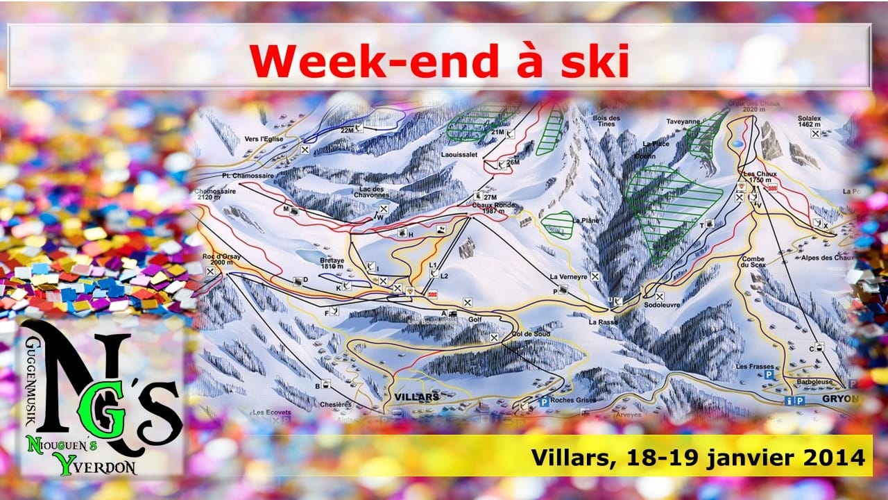 2014 – Villars Sortie à ski