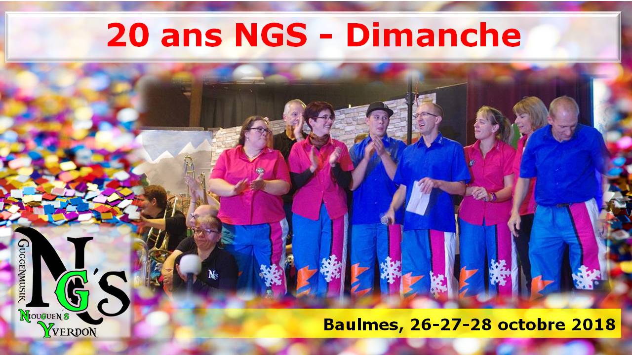2018 – 20 ans NG&rsquo;s – dimanche